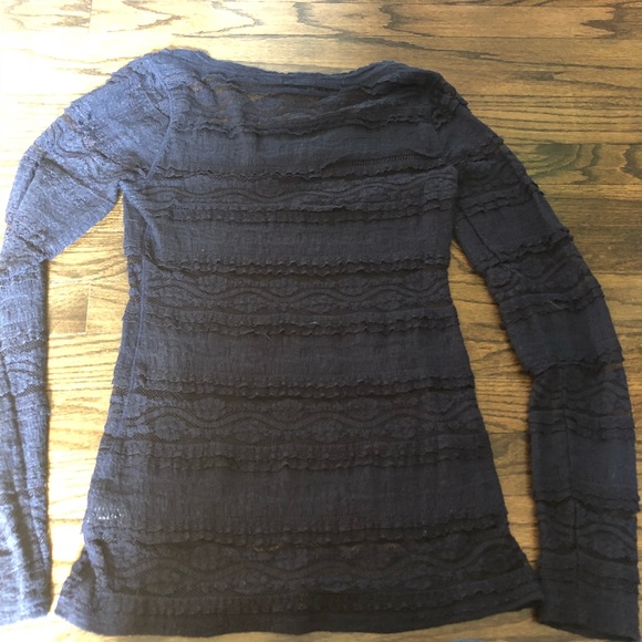 Navy Express Long Sleeve Top! - Picture 3 of 3